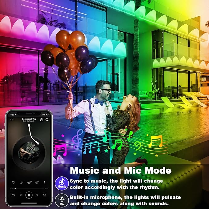 FBZ 300FT Permanent Outdoor RGB Lights - Image 6