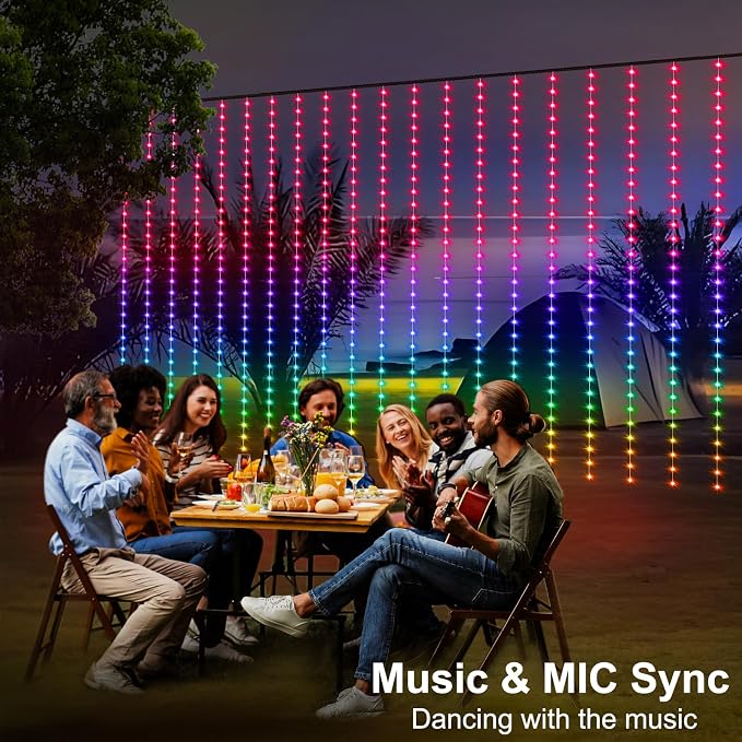 ZAIYW WiFi Smart RGB Color Changing Curtain Lights - Image 5