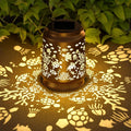 Sea Turtle Solar Lantern for Garden Outdoor Decor – Hanging Metal Light by Homedecorexpert
