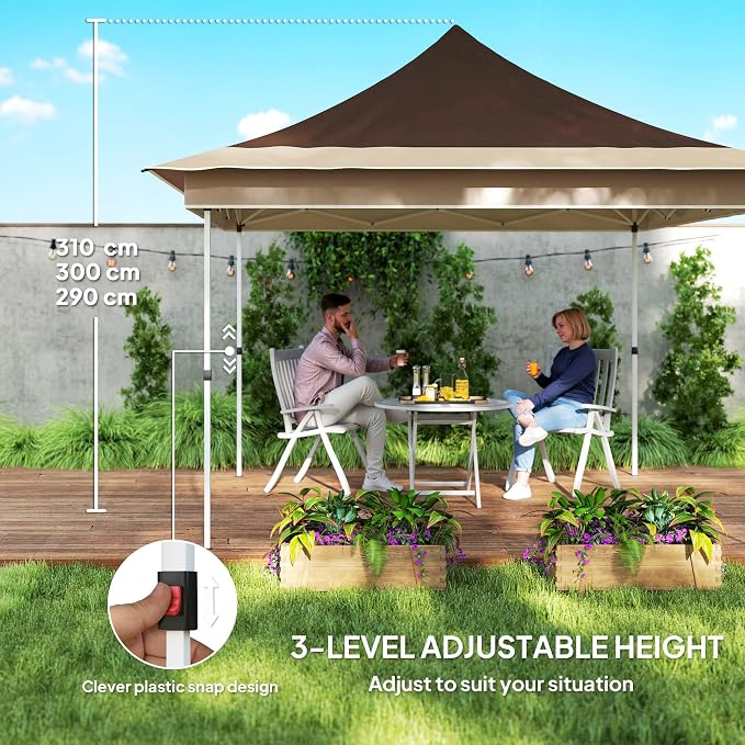 Outsunny 12 x 12 ft. Pop Up Canopy Tent - Image 6
