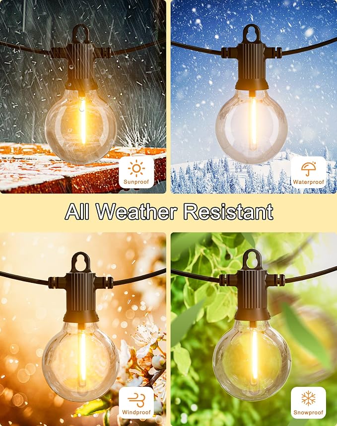 Outdoor String Lights, 150FT Patio Lights - Image 2