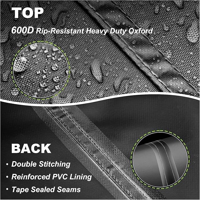 Porch Swing Cover 86 Inch Waterproof 600D Oxford Hanging Outdoor Swing Cover - Image 6