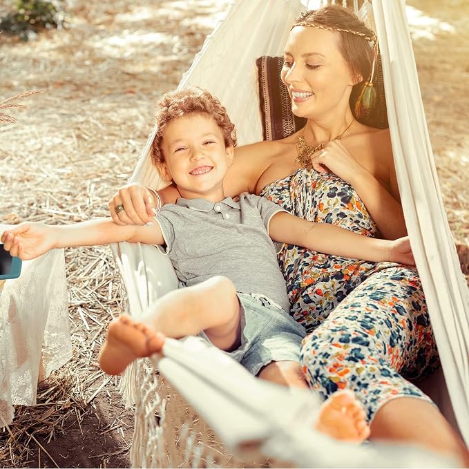 Double Boho Macrame Hammock - Image 5