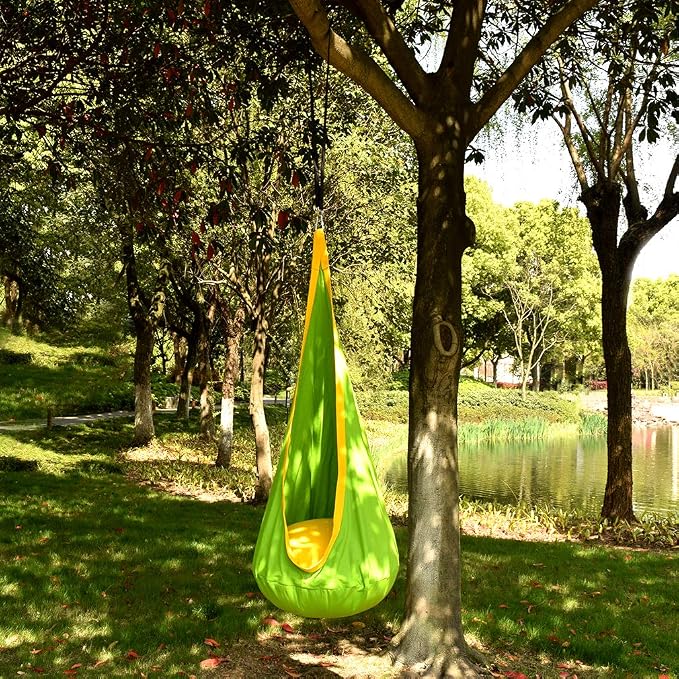Kids Pod Swing Hanging Seat Child Hammock Chair Indoor and Outdoor Sensory - Image 7