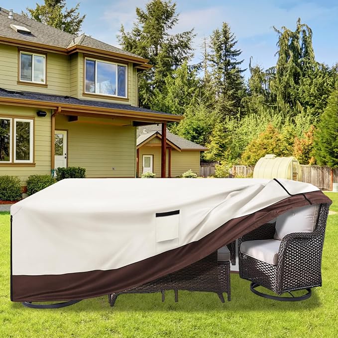 Patio Furniture Cover for 5 Pieces Set-Waterproof 600D Oxford Fabric Cover for - Image 8