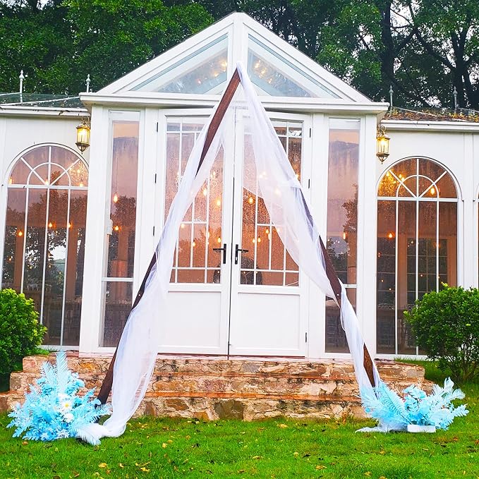7.87FT Wooden Wedding Arch, Wood Arch - Image 5