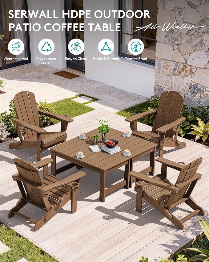 SERWALL Outdoor Coffee Table - Image 9