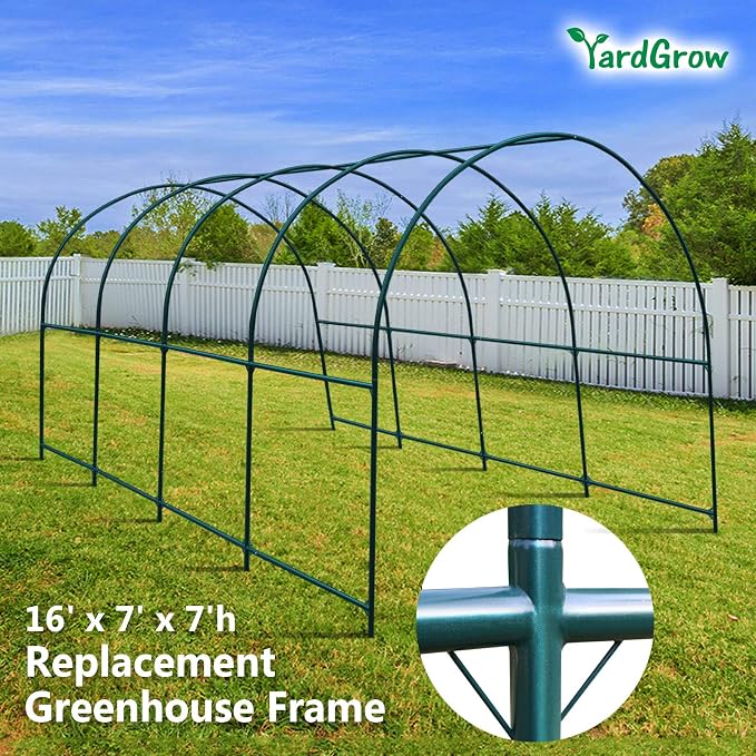 YardGrow Large Garden Support Arch Frame Climbing Plant Arch Arbor - Image 8