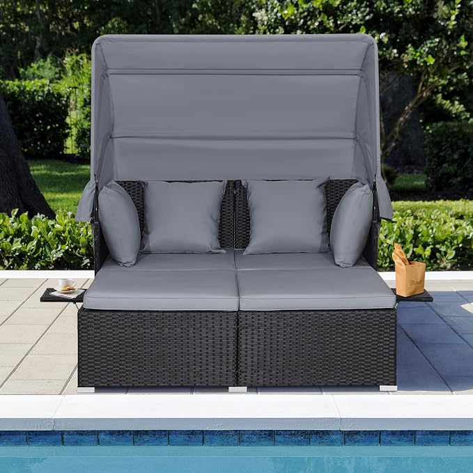 RELAX4LIFE Patio Outdoor Daybed - Image 9