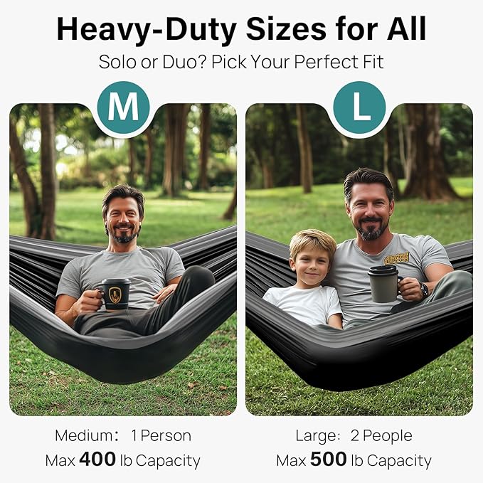 Kootek Camping Hammock, Portable Hammocks - Image 2