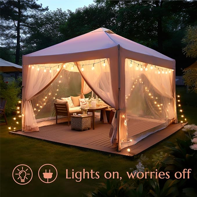 PHI VILLA 10 x 10 Pop Up Canopy Tent - Image 4