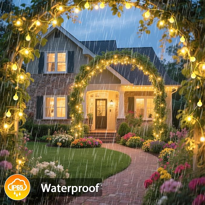 2 Pack Battery Operated String Lights Indoor Outdoor - 45FT 100 LED Fairy Lights - Image 6