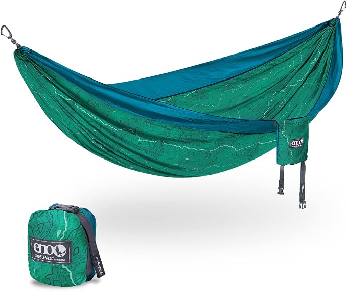 ENO, Eagles Nest Outfitters DoubleNest Lightweight Camping Hammock, 1 to 2 by EaglesNestOutfitters