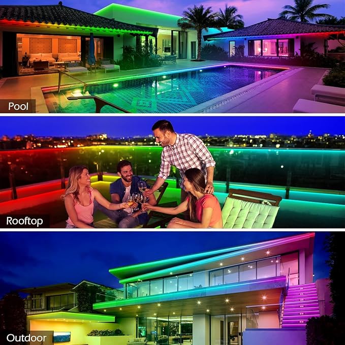 Outdoor LED Strip Lights Waterproof, IP68 Outside Led Light Strips Waterproof - Image 3
