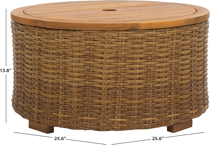 SAFAVIEH Couture Collection – Anguilla Faux Wicker Indoor/Outdoor Storage - Image 3