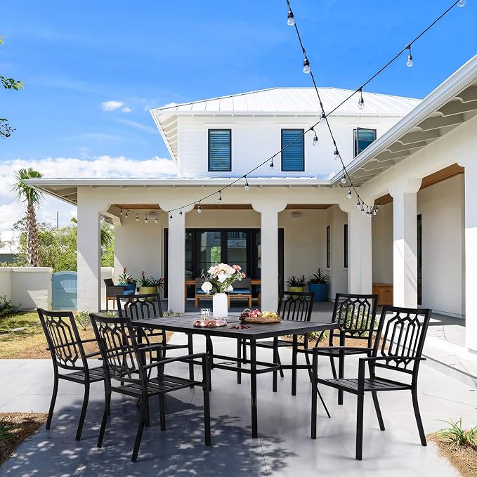 Sophia & William Patio Table and Chairs Set, Outdoor Dining Set - Image 7
