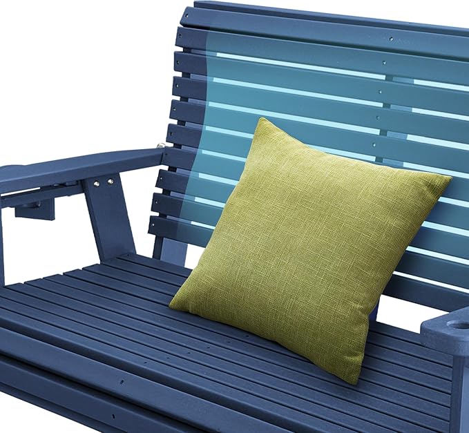 HDPE Porch Swing with 18/8 Stainless Steel Bolts, Ergonomic Design, Ultra - Image 6
