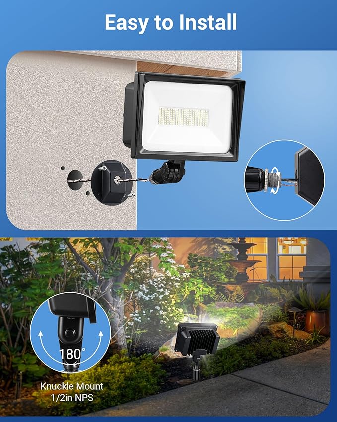 DEWENWILS 65W LED Flood Light Outdoor - Image 3