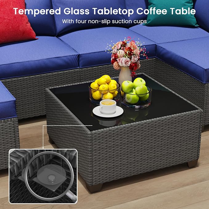 9 Piece Outdoor Patio Furniture Set - Image 7