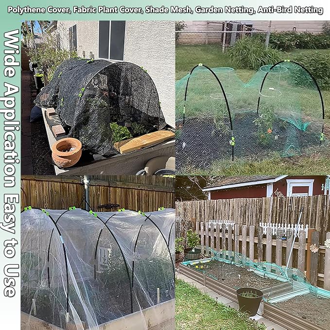 Garden Hoops Grow Tunnel, 6 Sets of 7FT Greenhouse Hoops - Image 7