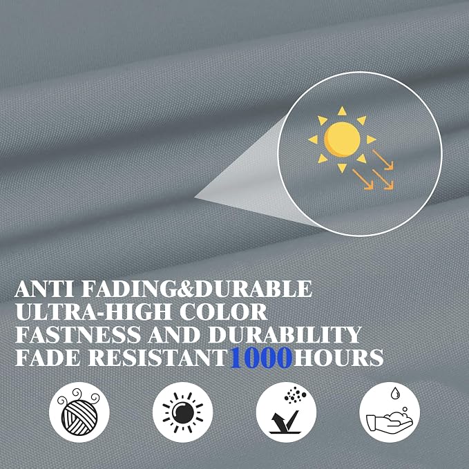 Outdoor Daybed Cushion Cover, Outdoor Waterproof and Fade-Resistant Sun Bed - Image 3