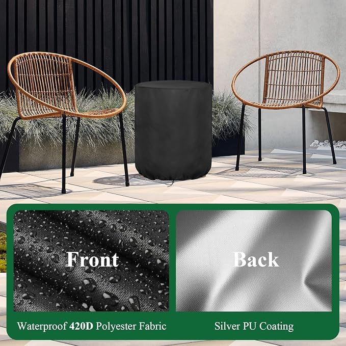Patio Cool Bar Table Cover for Outdoor Cooler Side Table Cover, Waterproof - Image 4