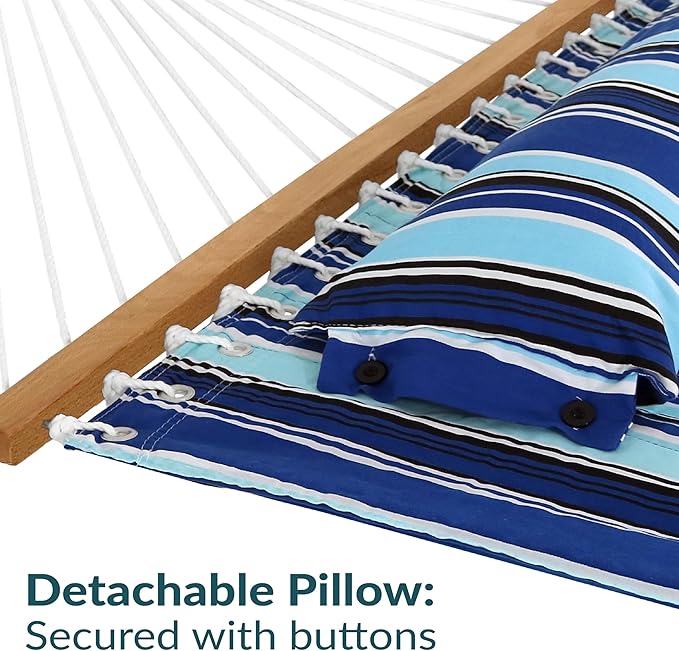 Sunnydaze Quilted Outdoor Hammock - Image 5