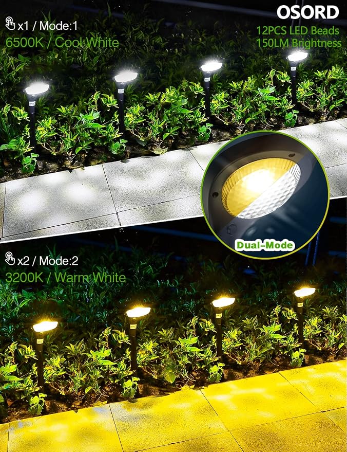 Solar Pathway Lights Outdoor 4 Pack - Image 3