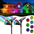 ROSHWEY Solar Spot Lights Outdoor, 7 Colors Halloween Christmas Outdoor Lights by ROSHWEY