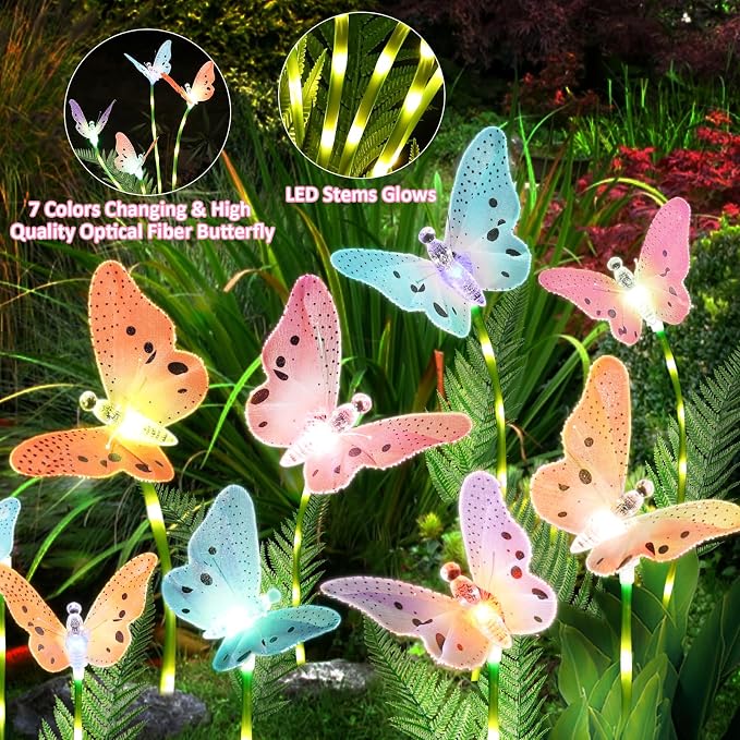 Solar Lights Outdoor Decorations Waterproof Newest Solar Garden Lights - Image 8