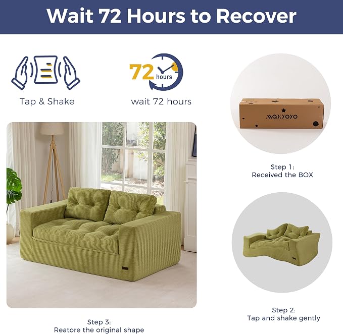MAXYOYO 63" Loveseat Sofa Couch - Image 8