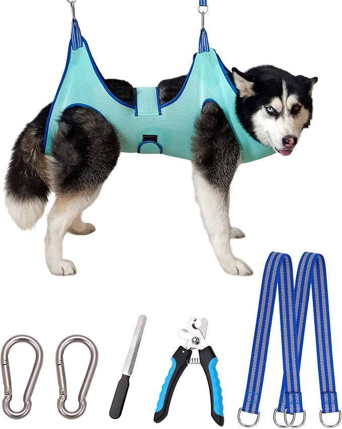 Dog Grooming Hammock Harness, Hanging Harness Holder by Kkiimatt