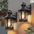 2-Pack Outdoor Wall Lights, Porch Lights, Waterproof Outdoor Wall Sconce by Laplusbelle