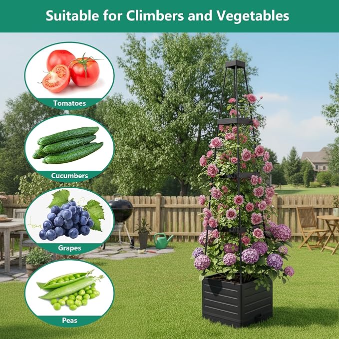 2 Pack Raised Garden Bed Planter Box - Image 6