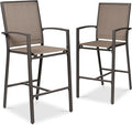 Best Choice Products Outdoor Bar Stools Set of 2, Bar Height, Patio Furniture by BestChoiceProducts