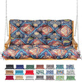 Porch Swing Cushion with Backrest, Waterproof Bench Cushion by NANGELRN