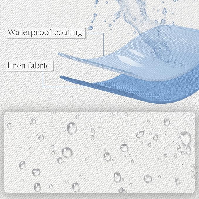 Ashler 20 x 20 Outdoor Pillows, Waterproof Inserts Set of 4 Water Resistant - Image 3