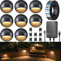 SUNVIE All-in-One Low Voltage Deck Lights Kit, 8 Pack 5W Low Voltage Landscape by SUNVIE