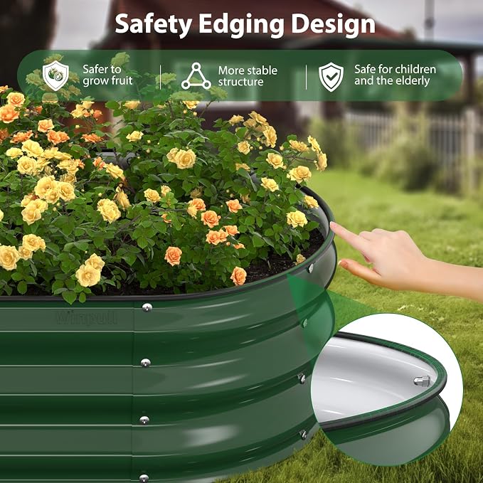 Raised Garden Bed Kit, Large Metal Raised Beds - Image 2