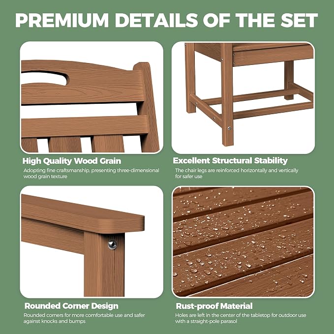 5-Piece Outdoor Dining Furniture Set - Image 6