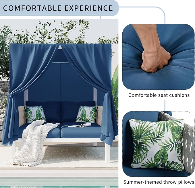 Merax Outdoor Patio Sunbed - Image 6