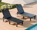 WACASA Outdoor Chaise Lounge Chairs Set of 2, Oversized Lounge Chairs by WACASA