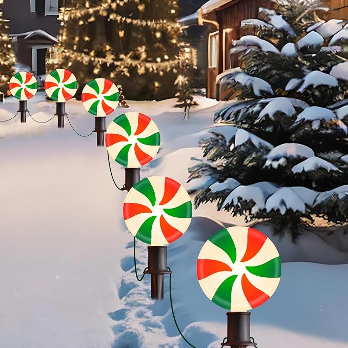 Ultimate Unicorn Christmas Lollipop Pathway Lights - Image 8
