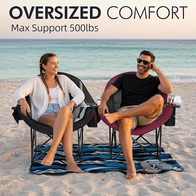 Oversized Camping Chair for Adults - Image 2