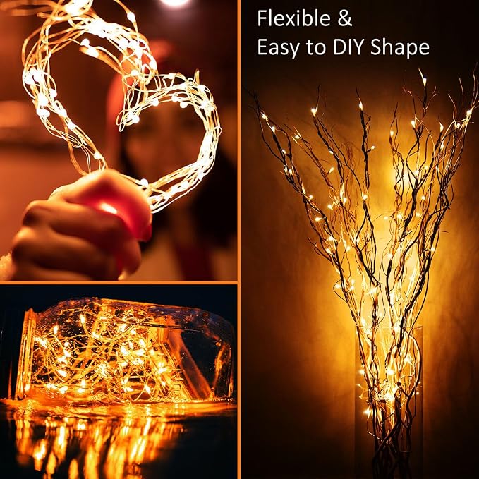Beieverluck 8 Pack Solar Fairy Lights Outdoor Waterproof 264FT 800 LED Solar - Image 6