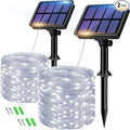 2-Pack Solar String Lights Outdoor, 160LED 66FT Solar Fairy Lights Waterproof 8 by btfarmdecorativelighting