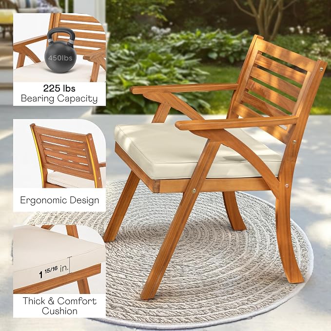 Sauvage Bistro Armchairs with Table - Image 3