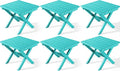 SERWALL Folding Outdoor Side Table Set of 6, Adirondack End Table by SERWALL