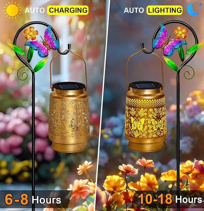 Butterfly Solar Lanterns Outdoor Waterproof - Image 4