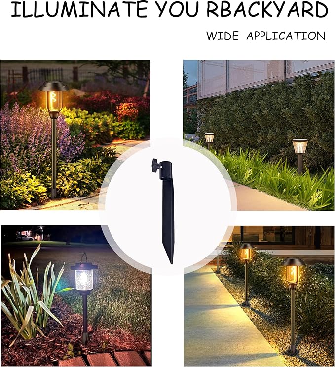 Outdoor Metal Stakes for Ground, Garden Stakes for Lights, Used for Replacement - Image 7